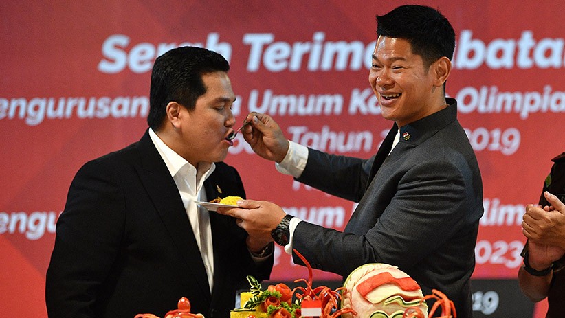 Erick Thohir Serahkan Jabatan Ketua Umum KOI kepada Raja Sapta Oktohari - Bagian 2