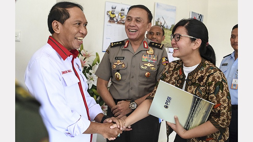 Pengurus PSSI Bertemu Menpora Bahas Persiapan Penyelenggaraan Piala Dunia U-20 - Bagian 3