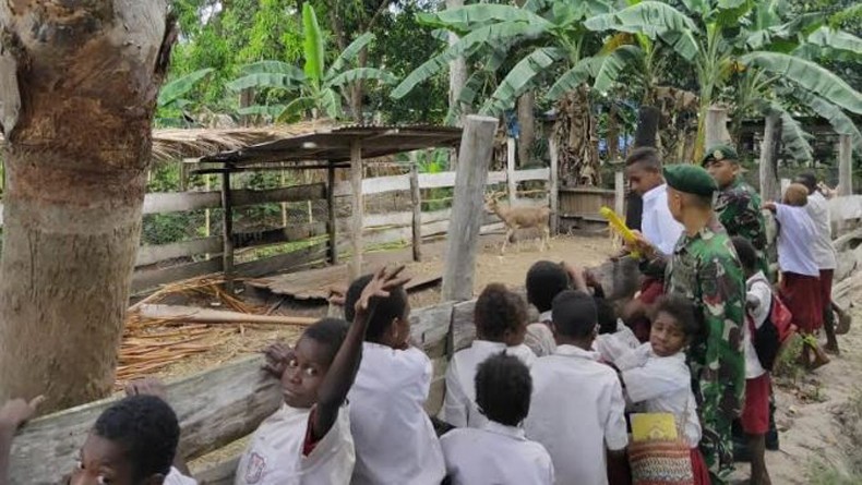 Satgas TNI di Papua Ingatkan Kembali Pentingnya Hari Cinta Puspa dan Satwa Nasional