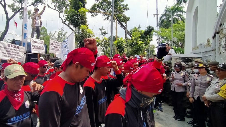 UMP Sumut 2020 Ditetapkan Rp2,49 Juta, Buruh Desak Gubernur Revisi Jadi Rp3 Juta