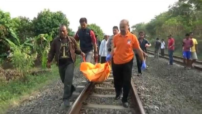 Pria Ini Nekat Tabrakkan Diri ke KA yang Melintas di Deliserdang