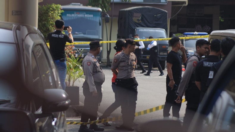 Bom Bunuh Diri di Polrestabes Medan, 1 Tewas 4 Luka-Luka