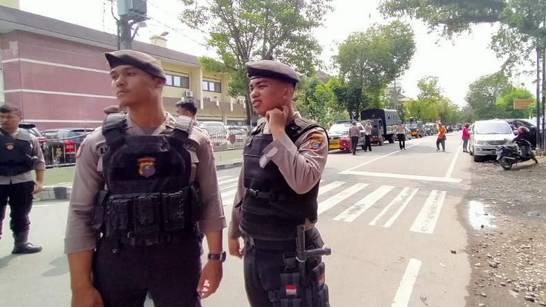 Bom Bunuh Diri di Polrestabes Medan, Personel Polda Sumut Turun ke Lokasi Kejadian