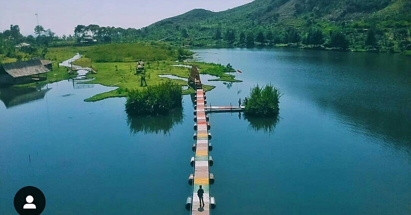 Inspirasi Liburan Di Bogor Ada Danau Instagramable Bentuknya Mirip Pulau Pulau