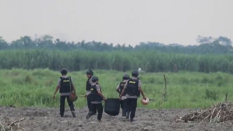 Polda Sumut Disposal 2 Bom Barang Bukti Penangkapan Terduga Teroris di Sicanang