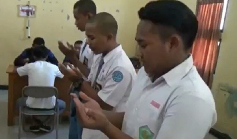 5 Pelajar Bolos Sekolah di Probolinggo Terjaring Razia, Dihukum Baca Istighfar