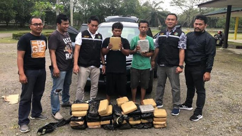 Selundupkan 58 Kg Ganja dari Aceh ke Bandung, 2 Warga Jabar Ditangkap Polres Langkat