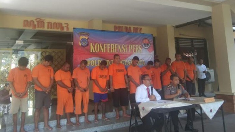 Operasi Curanmor Progo 2019, Polda DIY Ungkap 18 Kasus dan Tangkap 17 Tersangka