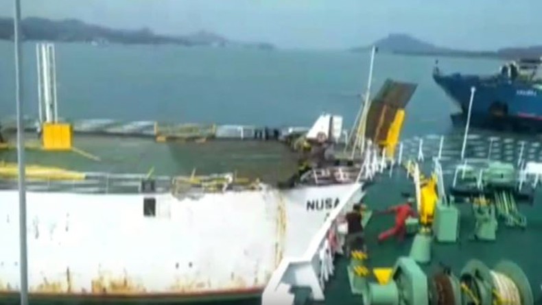 Terseret Arus Bawah Laut, 3 Kapal Roro Saling Bertabrakan di Pelabuhan Bakauheni