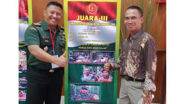  Kontributor  iNews TV Jambi Sabet Juara III Lomba Karya 