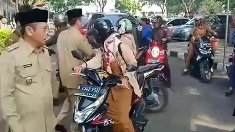 Video Viral Wakil Wali Kota Serang Kejar ASN Kabur dari Pengajian