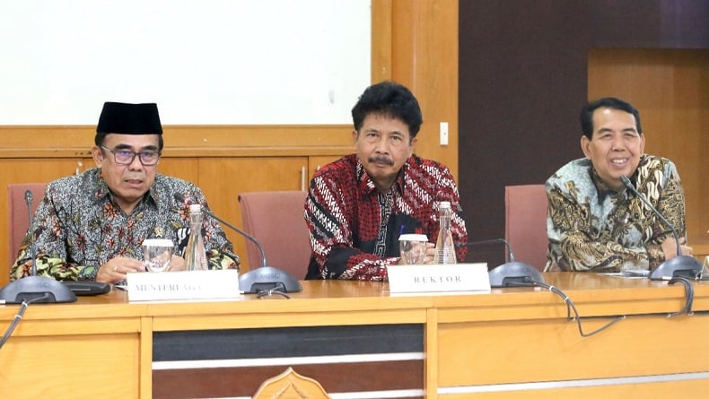 Kunjungi UIN Yogyakarta, Menteri Agama: Masyarakat Kini Belajar Agama dari Medsos