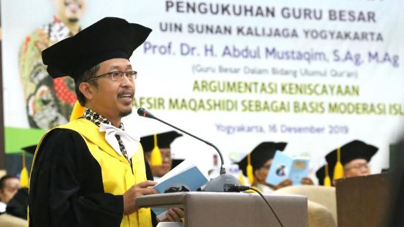 Abdul Mustaqim Dikukuhkan Menjadi Guru Besar UIN Sunan Kalijaga Yogyakarta