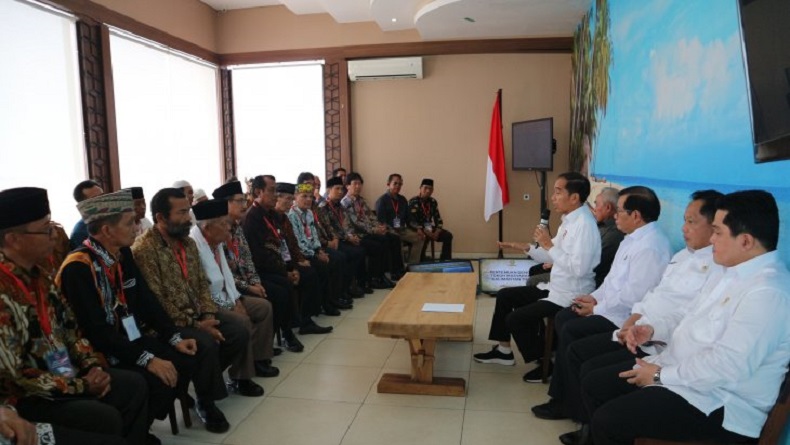 Presiden Jokowi Temui Tokoh Adat dan Masyarakat Kaltim, Bahas Pemindahan Ibu Kota