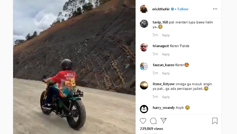 Naik Motor Custom, Presiden Jokowi Tinjau Perbatasan Nunukan-Malaysia