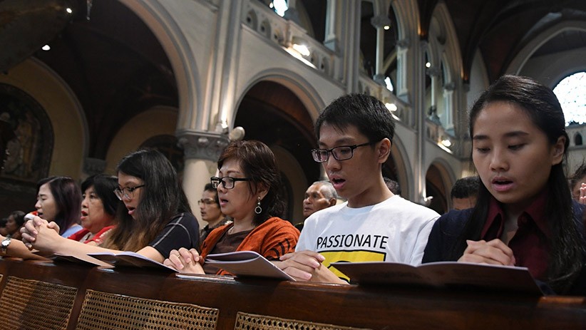 Ibadah Misa Natal di Gereja Katedral Jakarta Berlangsung Khidmat - Bagian 2