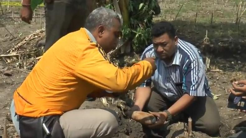 Petani Pasuruan Temukan Bom Aktif Peninggalan Belanda di Ladang