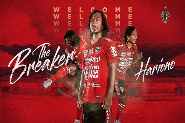 Dilepas Persib, Hariono Berlabuh di Bali United