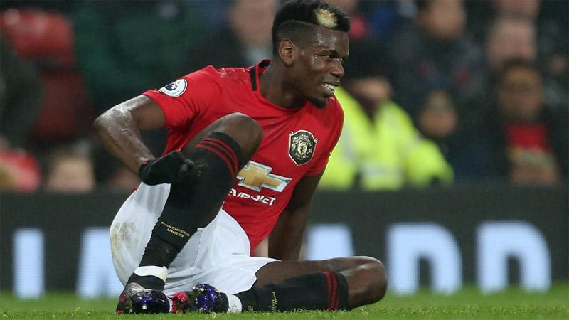  Cedera Engkel  Kambuh Lagi Paul Pogba Kembali Menepi