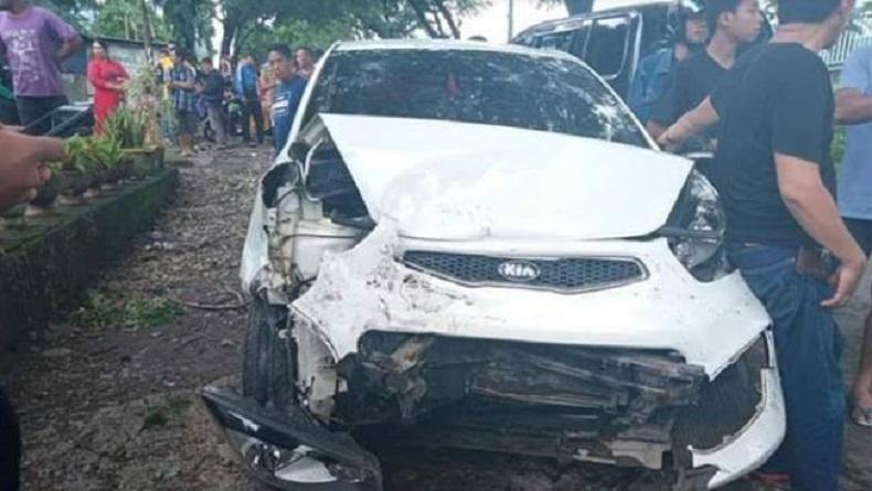 Kepala Desa di Gowa Tabrakan di Jalan Poros Malino, 6 Orang Luka-Luka