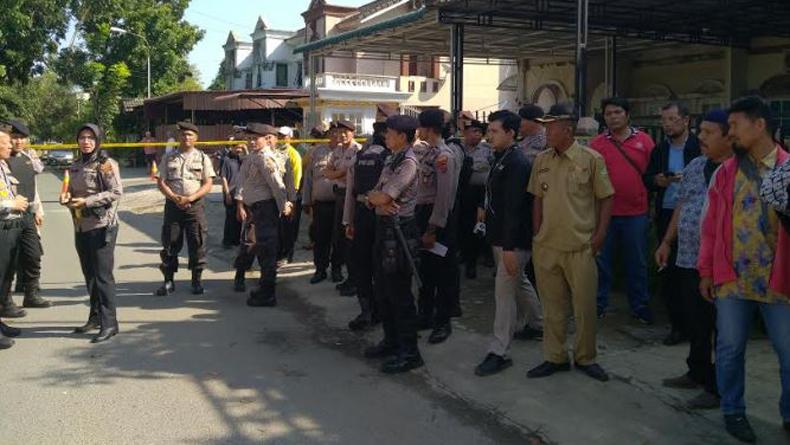 300 Polisi Siaga Pengamanan Reka Ulang Tahap II Pembunuhan Hakim Jamaluddin