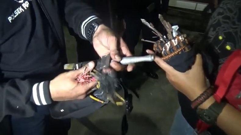 Tawuran di Kampus Unismuh Makassar, Polisi Amankan 6 Orang dan Puluhan Senjata Tajam