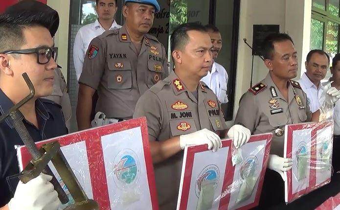 Polres Bogor Ungkap Pabrik Ekstasi yang Dikendalikan Napi Gunung Sindur