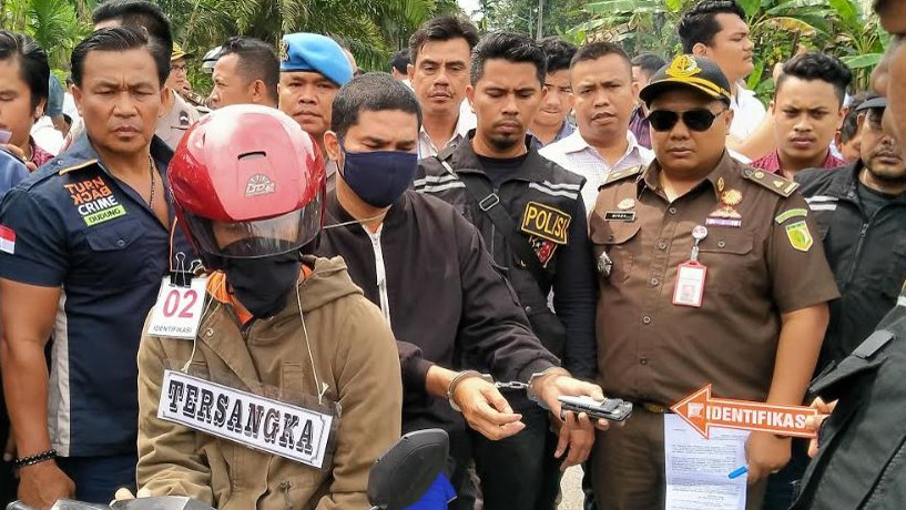 Polda Sumut Tuntaskan Rekonstruksi Kasus Pembunuhan Hakim Jamaluddin