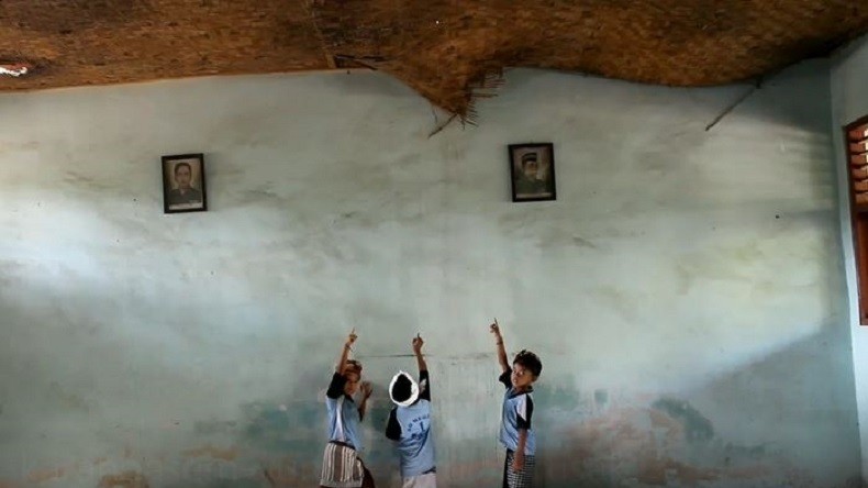 15 Tahun Tak Direnovasi, Gedung Sekolah Dasar di Karangasem Rusak