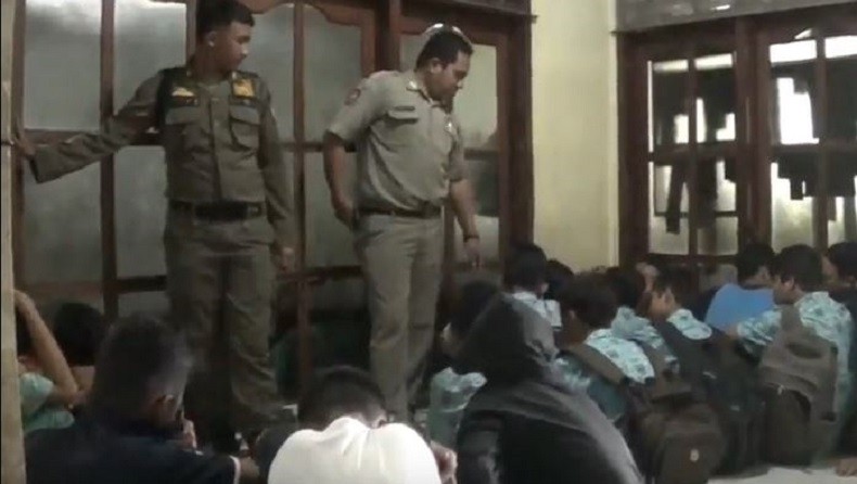 26 Siswa SMP dan SMA di Lamongan Terjaring Razia saat Membolos pada Jam Sekolah
