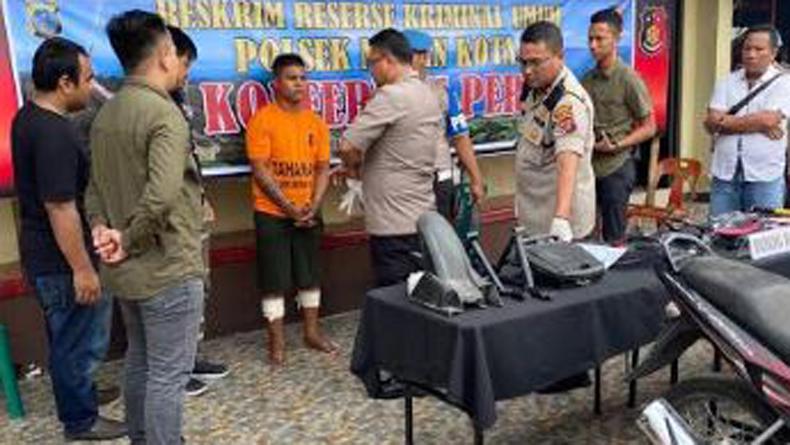 Baru Sehari Menikah, Residivis Kasus Curanmor di Medan Ditembak Polisi