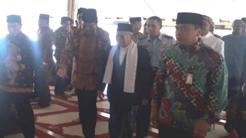 Ma'ruf Amin dan Sultan HB X Salat Jumat Bareng di Masjid Gedhe Kauman Yogyakarta