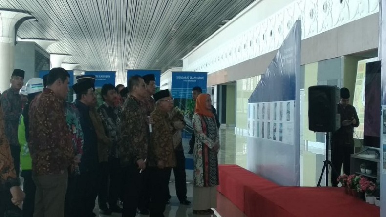 Ma'ruf Amin Puji Ornamen Khas Kebudayaan di Bandara Internasional Yogyakarta