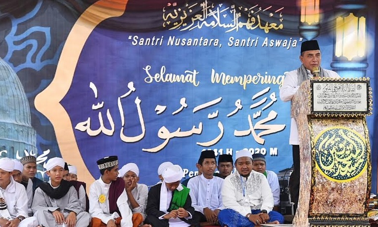 Gubernur Edy Rahmayadi Sebut Pesantren Berperan Bangun Akidah Bangsa