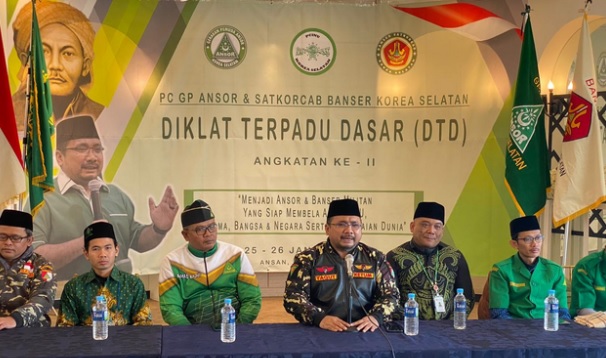 Ratusan Peserta Ikuti Diklat Banser di Korsel, Gus Yaqut: Masa Depan NU Cerah