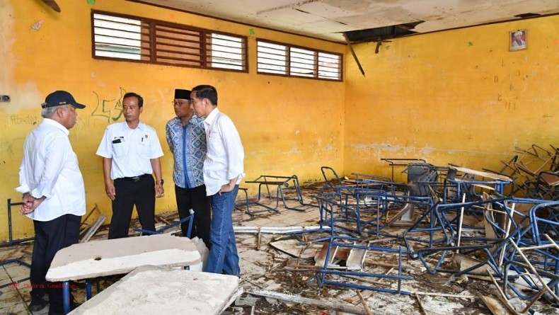 Pernah Disidak Jokowi karena Rusak Parah, Begini Kondisi SMPN Muara Gembong Bekasi Kini