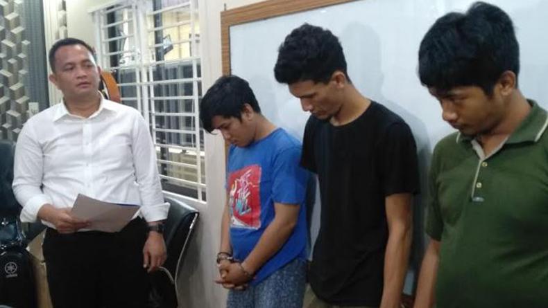 Polrestabes Medan Tangkap 3 Kurir Narkoba Jaringan Internasional, Sita Sabu 2,1 Kg
