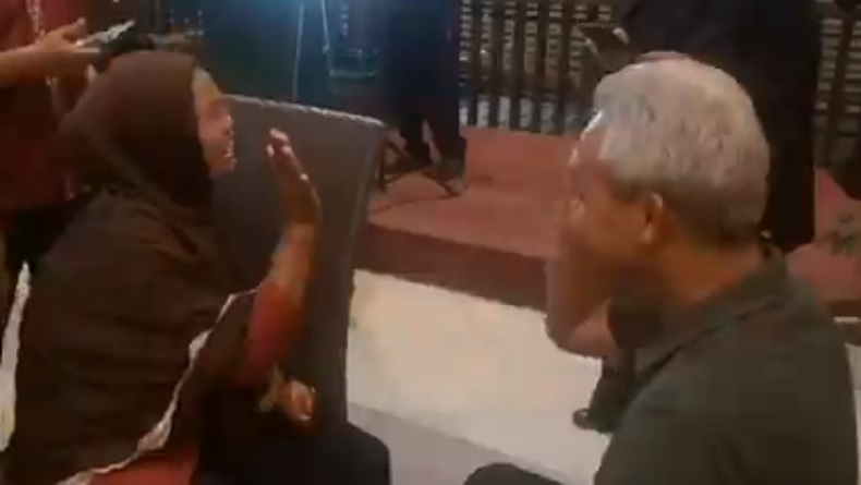 Video Viral Ganjar Pranowo Ajak Nenek Perantau di Palu Pulang ke Wonosobo