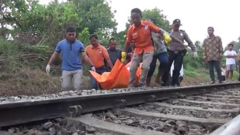 Laki Laki di Tebing Tinggi Tewas di Sekitar Rel KA dengan 