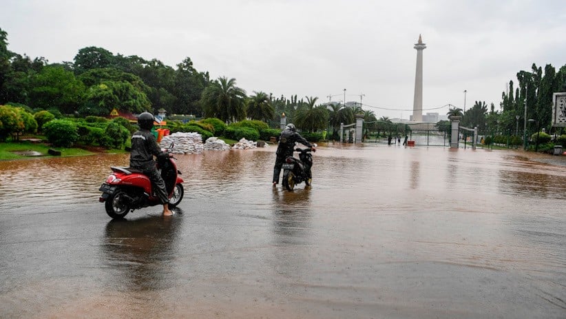 Banjir Di Sekitar Monas Dan Istana Negara Surut Dalam Hitungan Jam