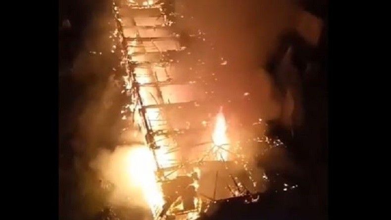 Kos di Badung Terbakar, Petugas Kesulitan Capai Lokasi yang Ada di Gang Sempit