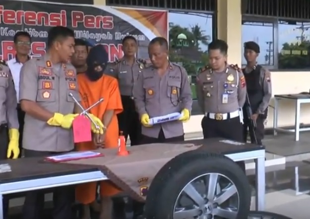 Pelaku Spesialis Pencurian Ban dan Velg Mobil di Batang Ditembak