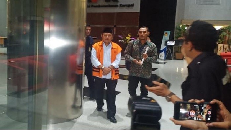 Pengambilan Sampel Suara, Bupati Nonaktif Sidoarjo Saiful Ilah Diminta Bilang Iya Tidak