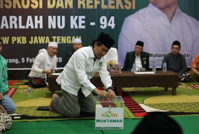 Canangkan Bulan Koin Muktamar NU, PKB Jateng Wajibkan Kader Bergerak ke Daerah