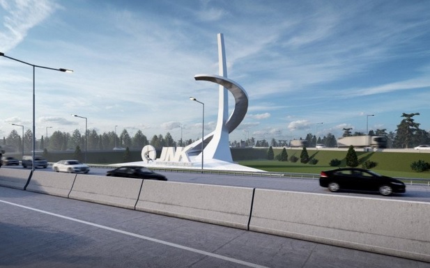 Viral Tugu Gerbang Tol Madiun Mirip Palu Arit, Begini Penjelasan Jasa Marga