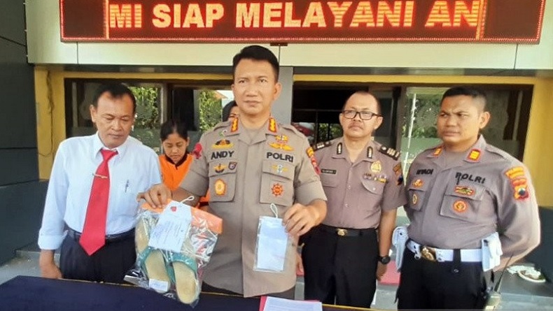 Polresta Surakarta Tetapkan Perempuan Penyelundup Sabu-Sabu di Sandal Jadi Tersangka