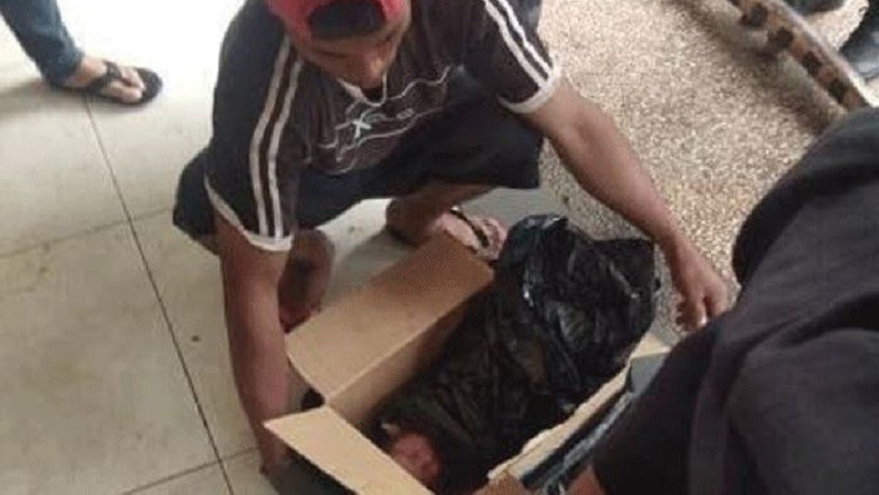 Geger, Warga Tamalanrea Makassar Temukan Bayi Perempuan di Dalam Kardus