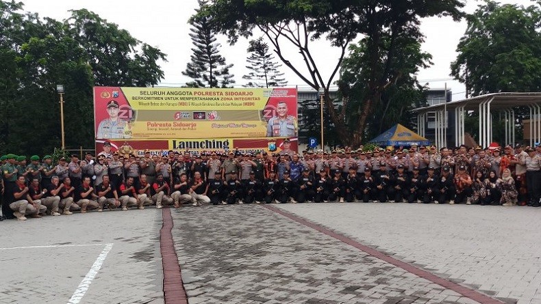 Polres Sidoarjo Bentuk Satgas Antibobotoh dan Satgas Delta Squad Jelang Pilkades Serantak