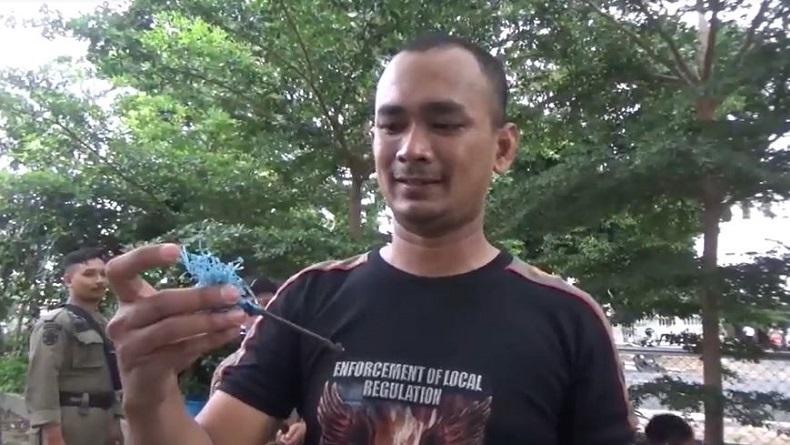 Petugas Satpol PP Diserang Busur saat Razia Pak Ogah di Makassar, 1 Anggota Terluka