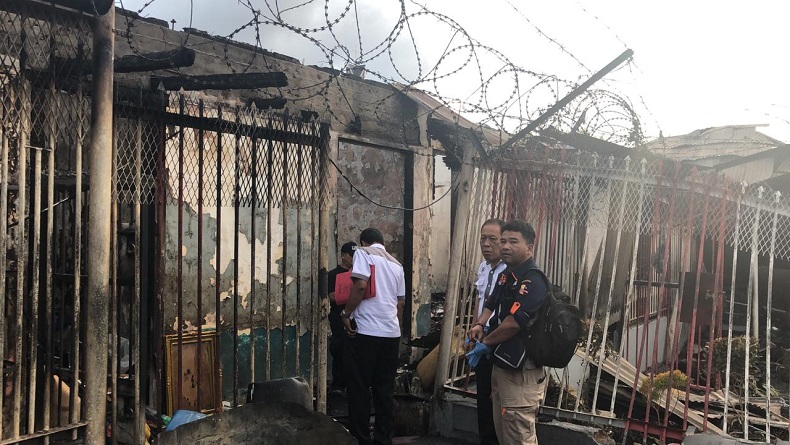 Ditjen PAS: 16 Pucuk Senjata Api Terbakar dalam Kerusuhan Rutan Kabanjahe